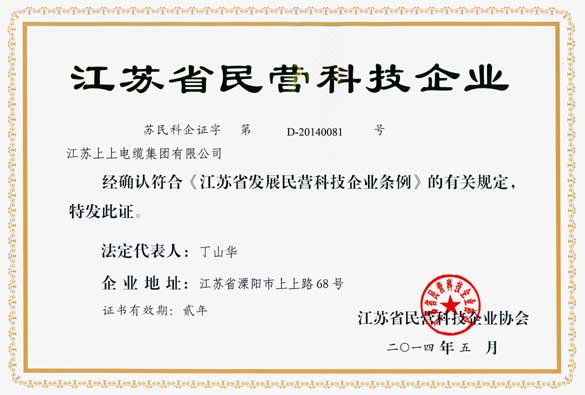 尊龙凯时被评为“江苏省民营科技企业”